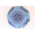 AFROZEN Bleu - Zafu de voyage revalorisé - UPCYCLING