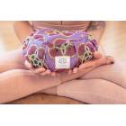 AFROZEN Violet - Zafu de voyage revalorisé - UPCYCLING